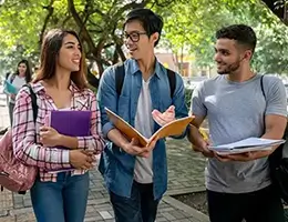 group of diverse young adults