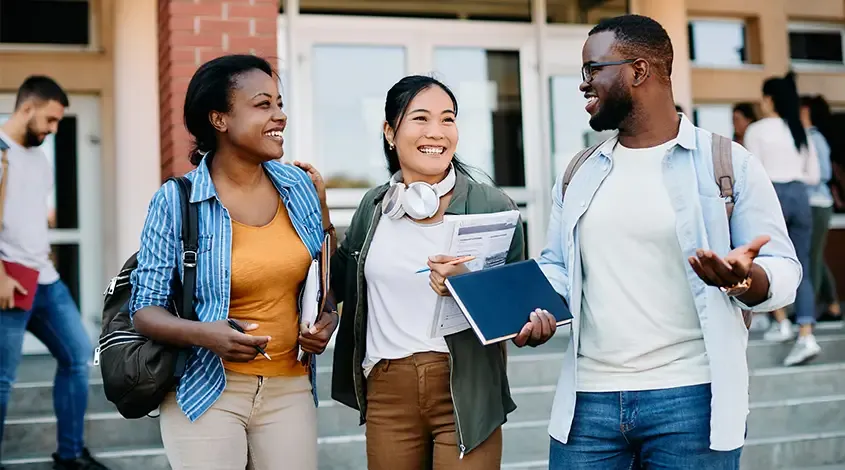group of diverse young adults